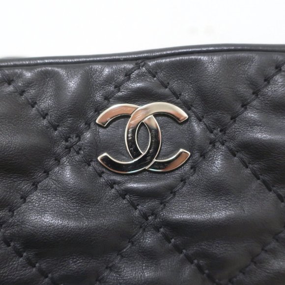 CHANEL 2013 ULTIMATE STITCH HOBO BLACK QUILTED LEATHER LARGE SHOULDER BAG - Picture 9 of 15